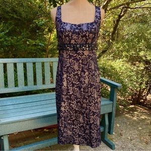 WORN ONCE David Meister Black Cocktail Dress 10